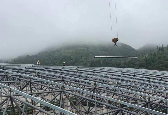 龙海网架施工